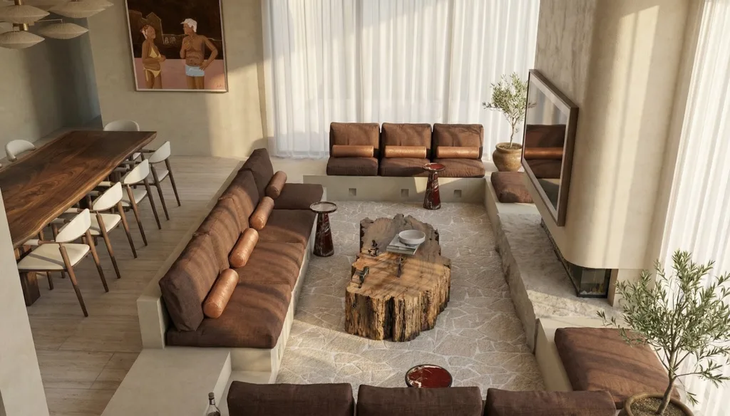 Render of living room