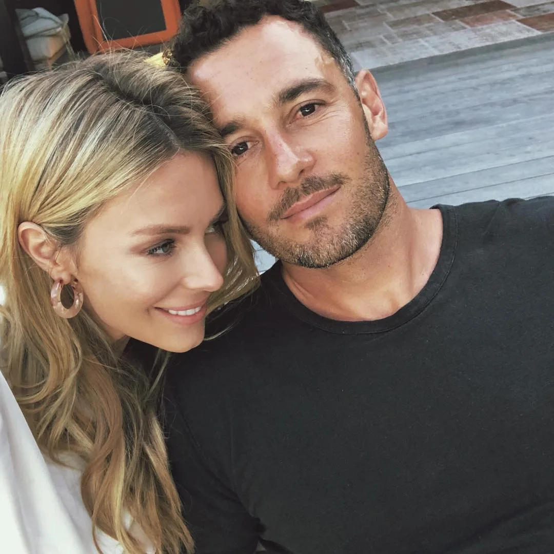 Jennifer Hawkins and her builder husband Jake Wall