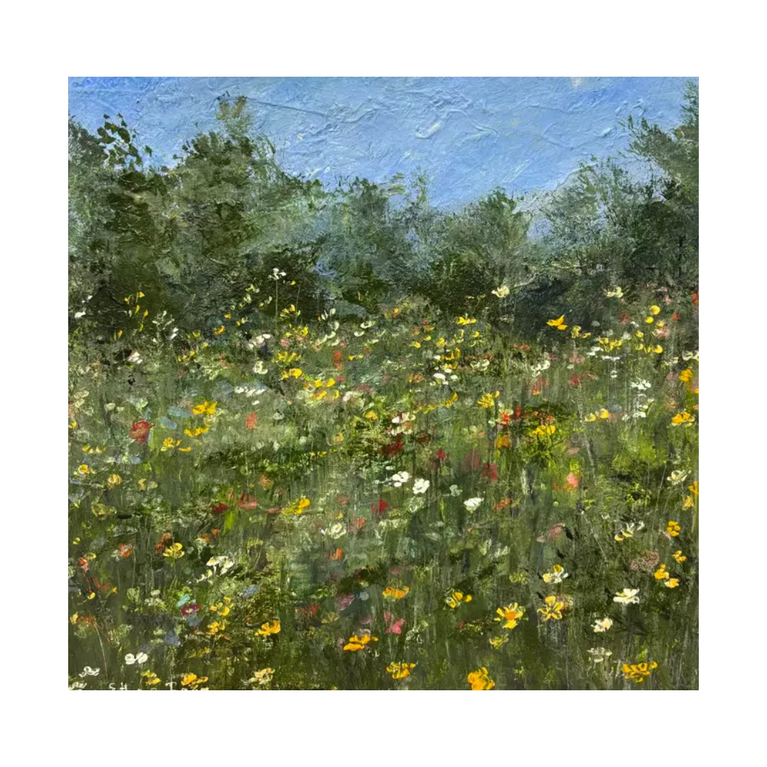 At One With Nature by ETHNE BENN
mixed media on wood, framed