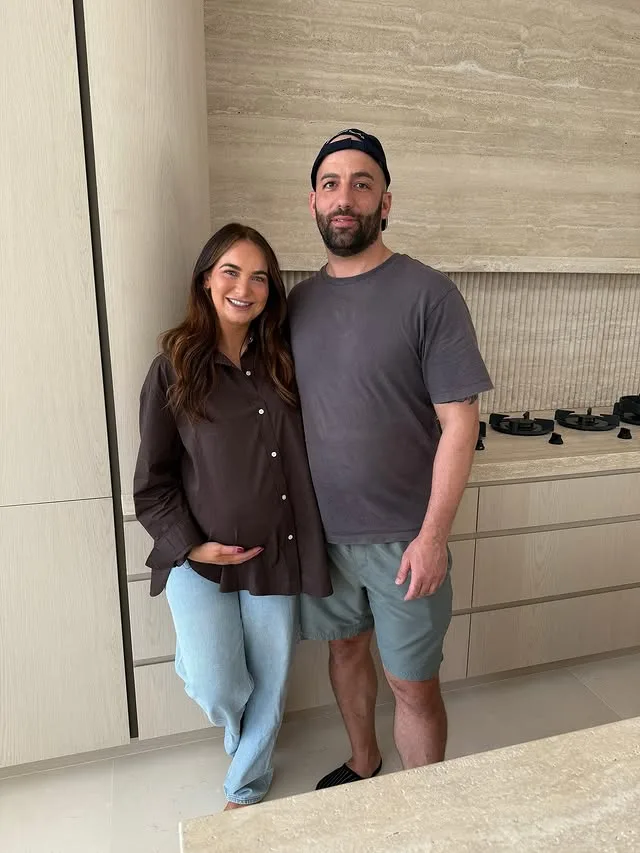 Courtney and Grant The Block pregnant