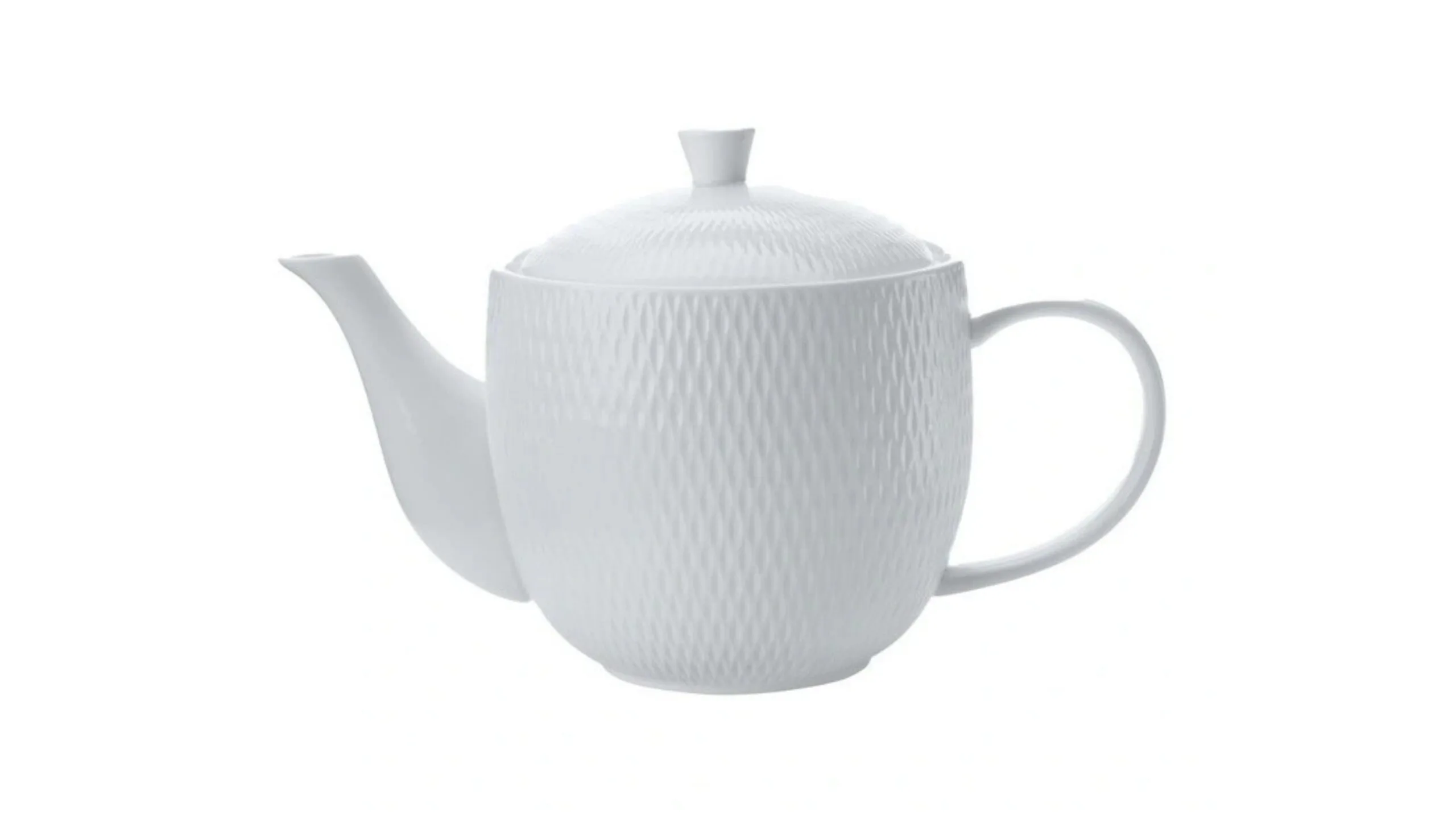 A white teapot from Maxwell & Williams