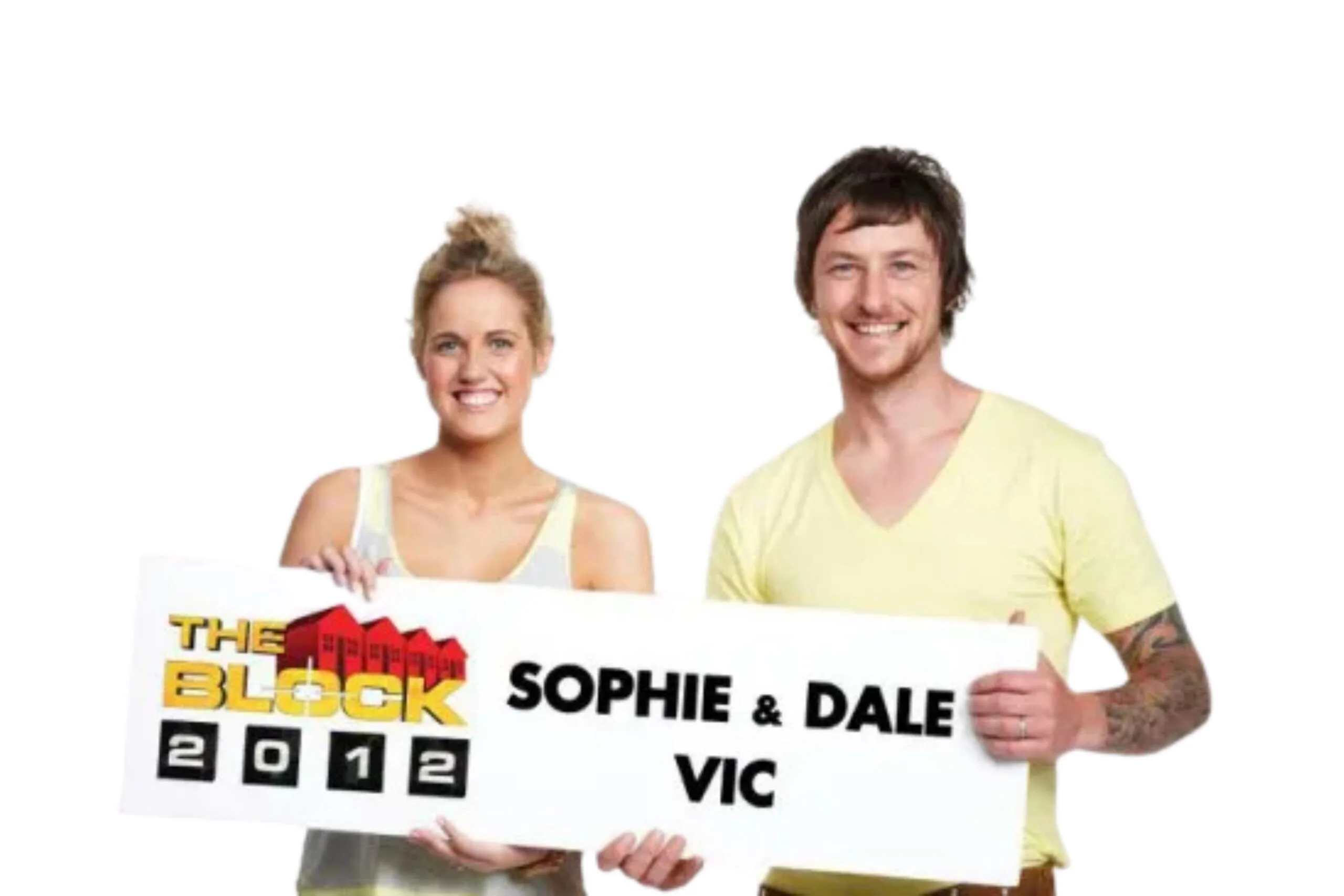 The Block team Sophie and Dale in 2012