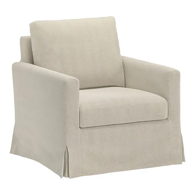 Classic cream upholstered Ikea armchair