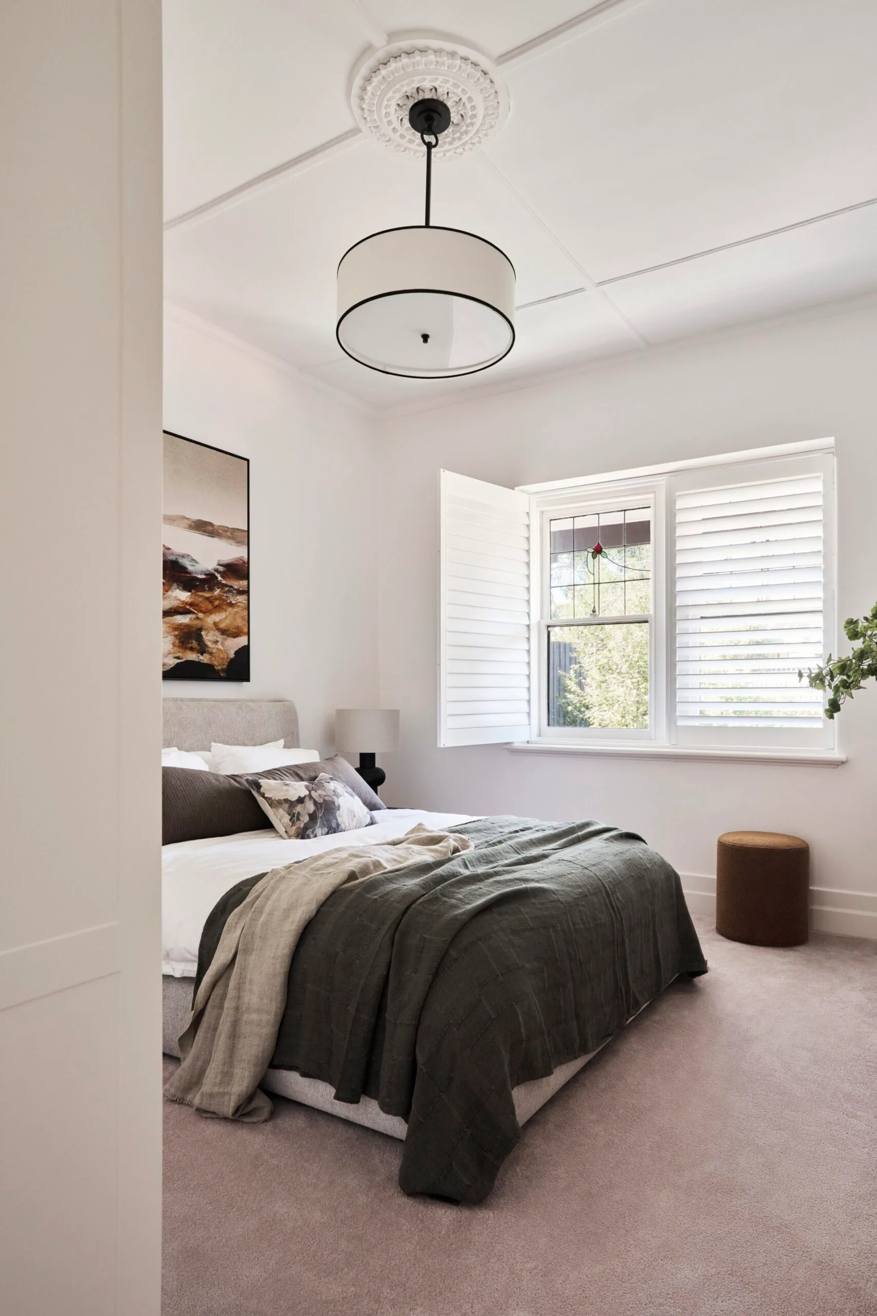 Melbourne heritage home Studio Jung bedroom