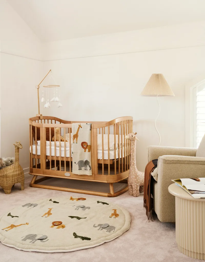 Melbourne heritage home Studio Jung baby room nursery
