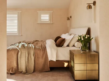 Melbourne heritage home Studio Jung main bedroom