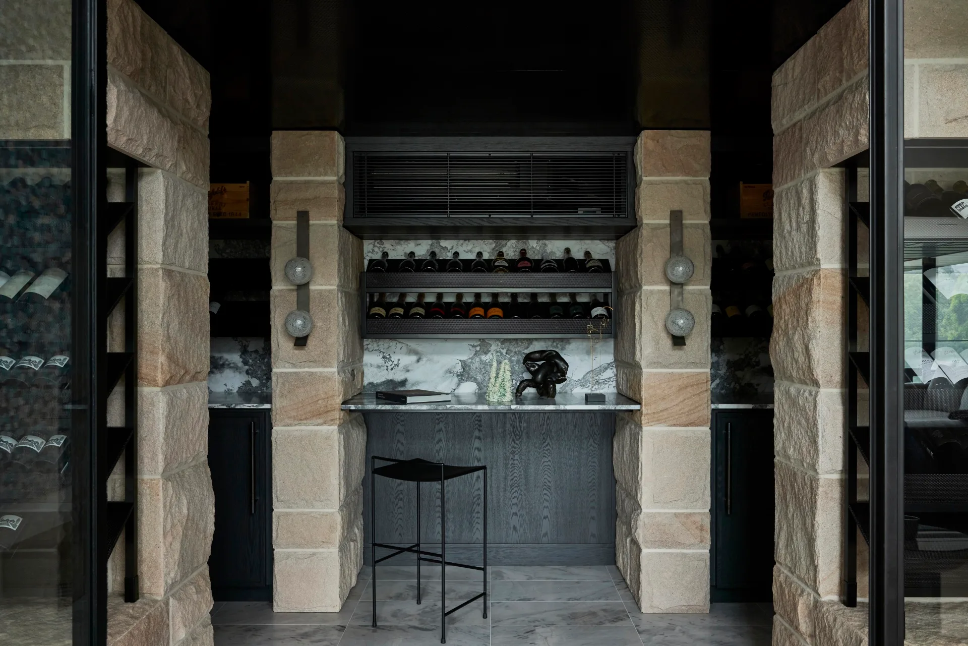luxury wine cellar Sydney&rsquo;s North Shore interior designer Lauren Mahoney of Studio Trio