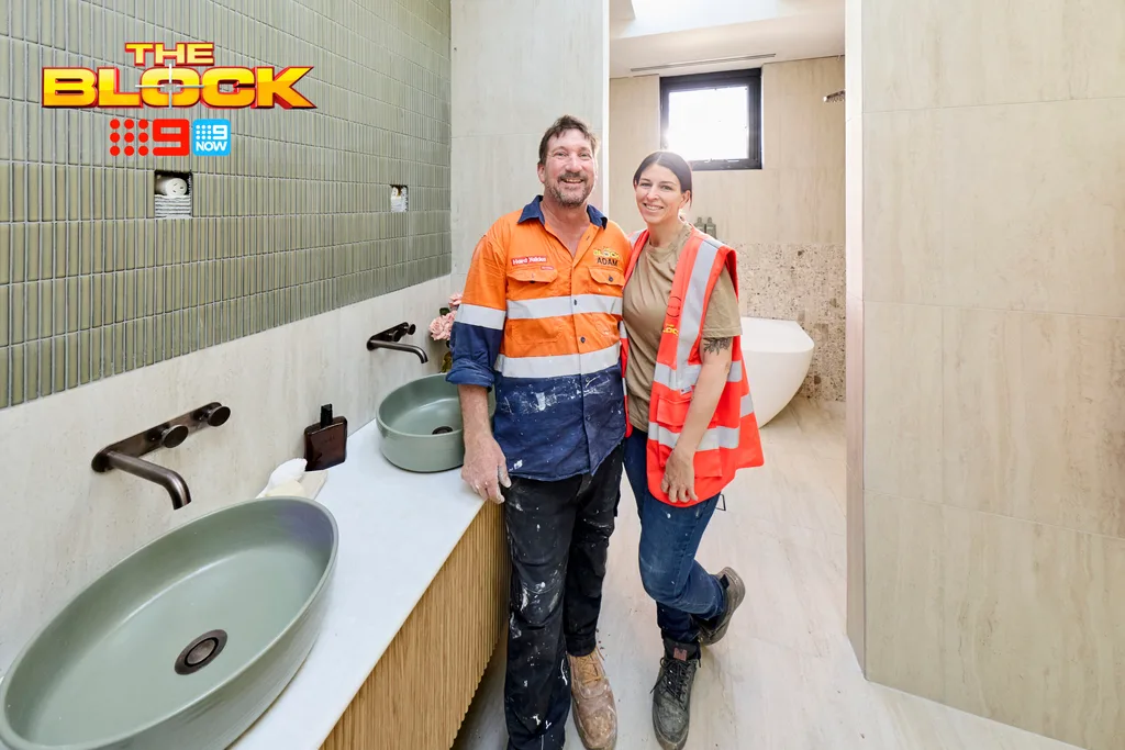 The Block 2026 Adam and Jolene Main Ensuite