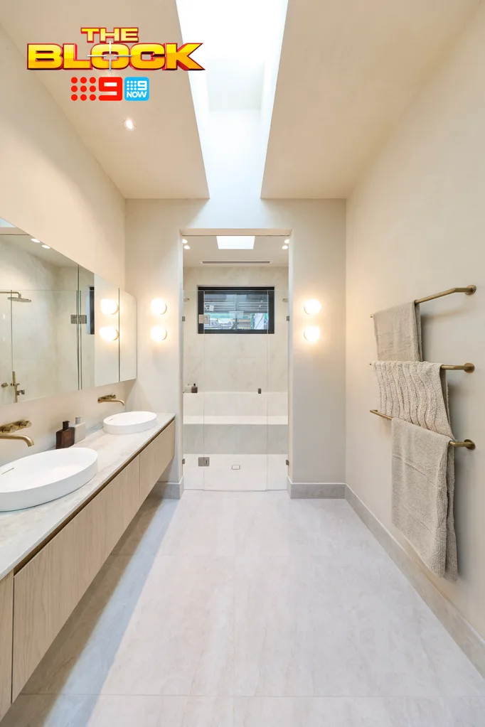 The Block 2026 Courtney and Sev Main Ensuite