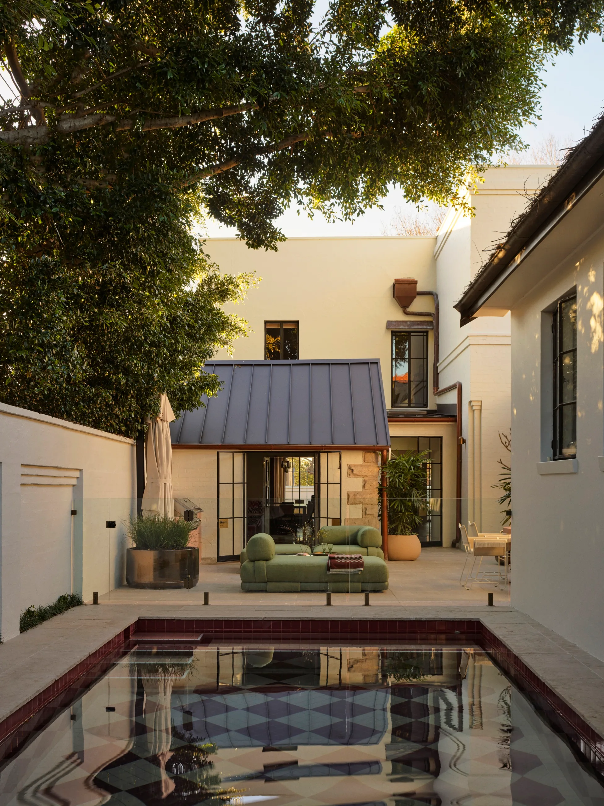 Interior designer Shona McElroy of Smac Studio is justifiably proud of this Sydney pool