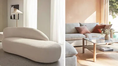 Living room sofa available using a Freedom promo code