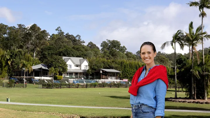 Behind the build of Jesinta Franklin’s home in the Gold Coast hinterland