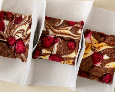 Brownies meet cheesecake in this delish sweet treat