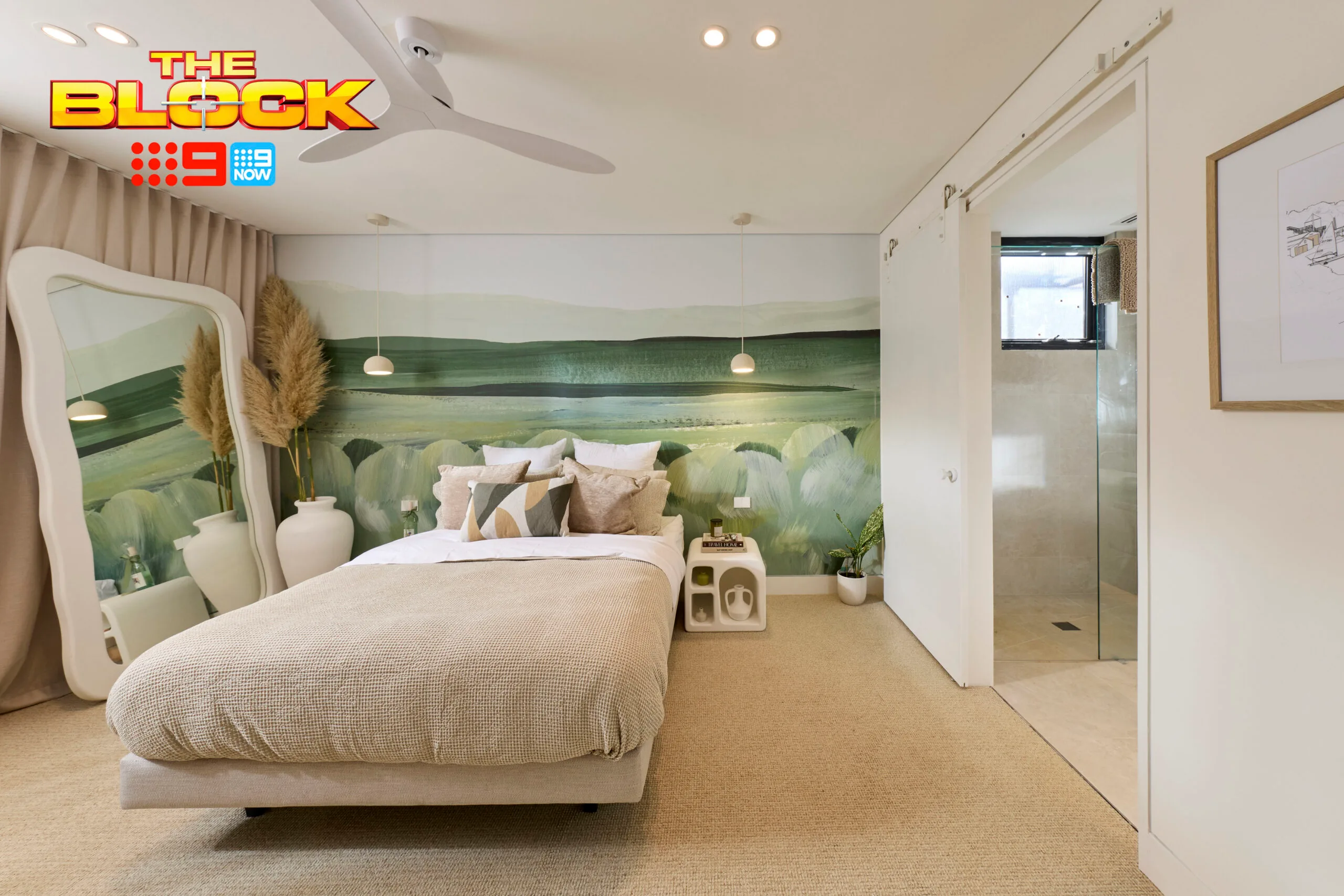 The Block 2026 Rick and Tayla guest suite 