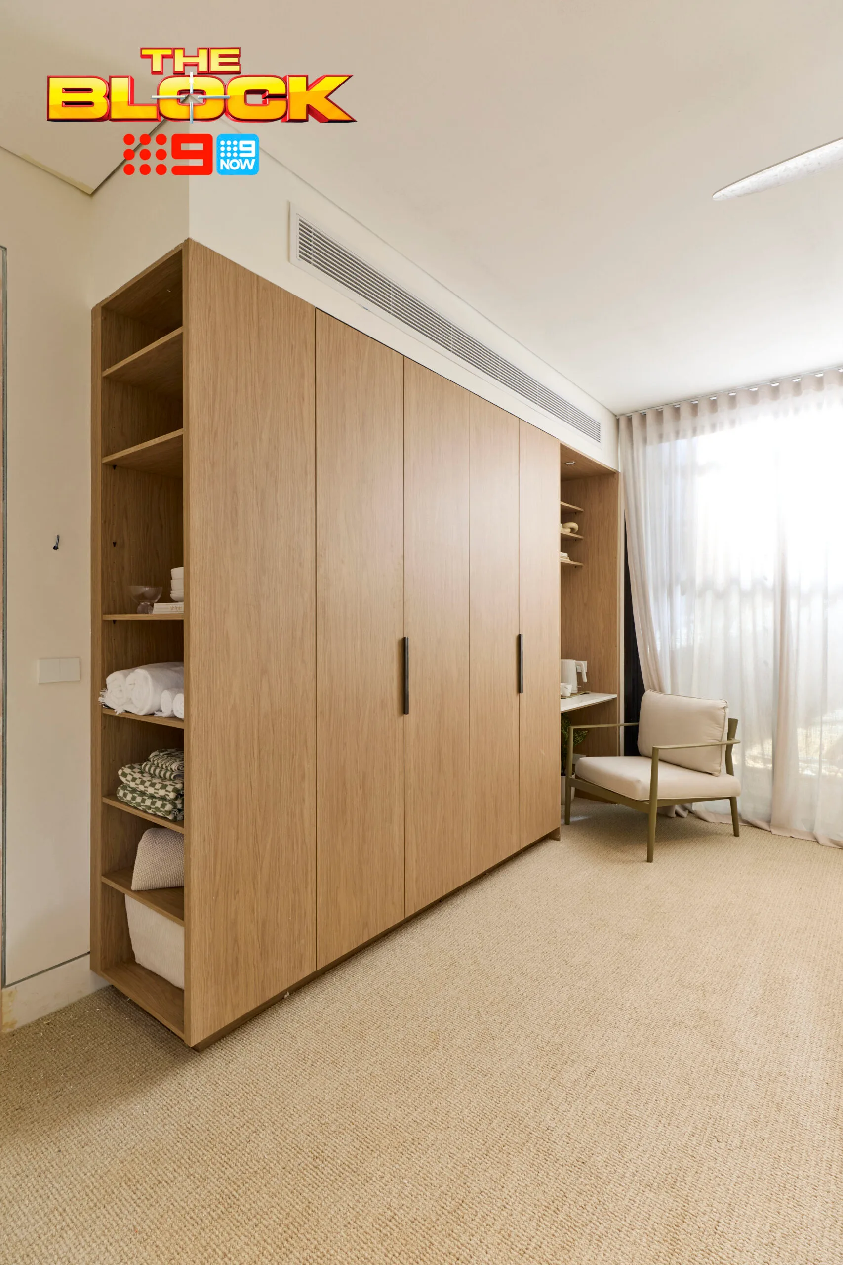 The Block 2026 Rick and Tayla guest suite 