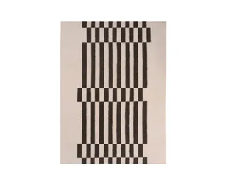Vestige Ivory Washable Blended Wool Flatweave Rug 250x350cm