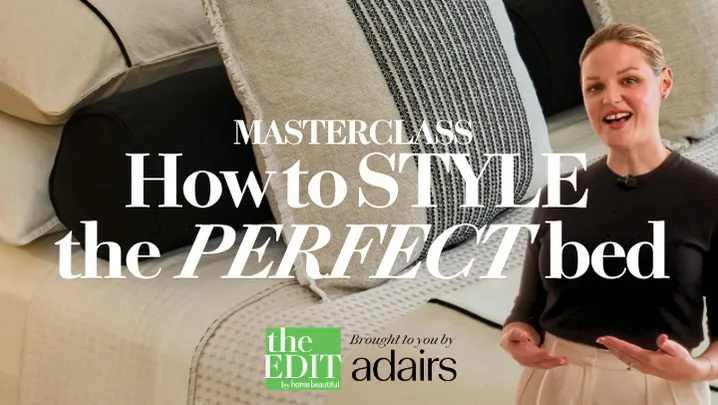 Watch Elle Lovelock’s bed-styling masterclass: the finishing details that make a difference