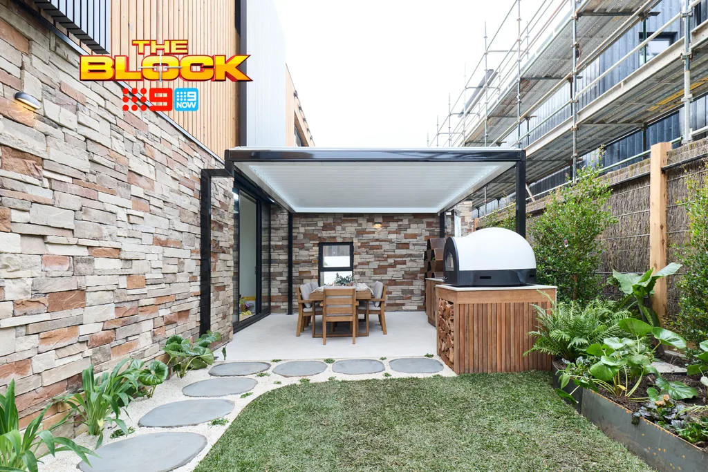 Chantel and Wyatt's courtyard