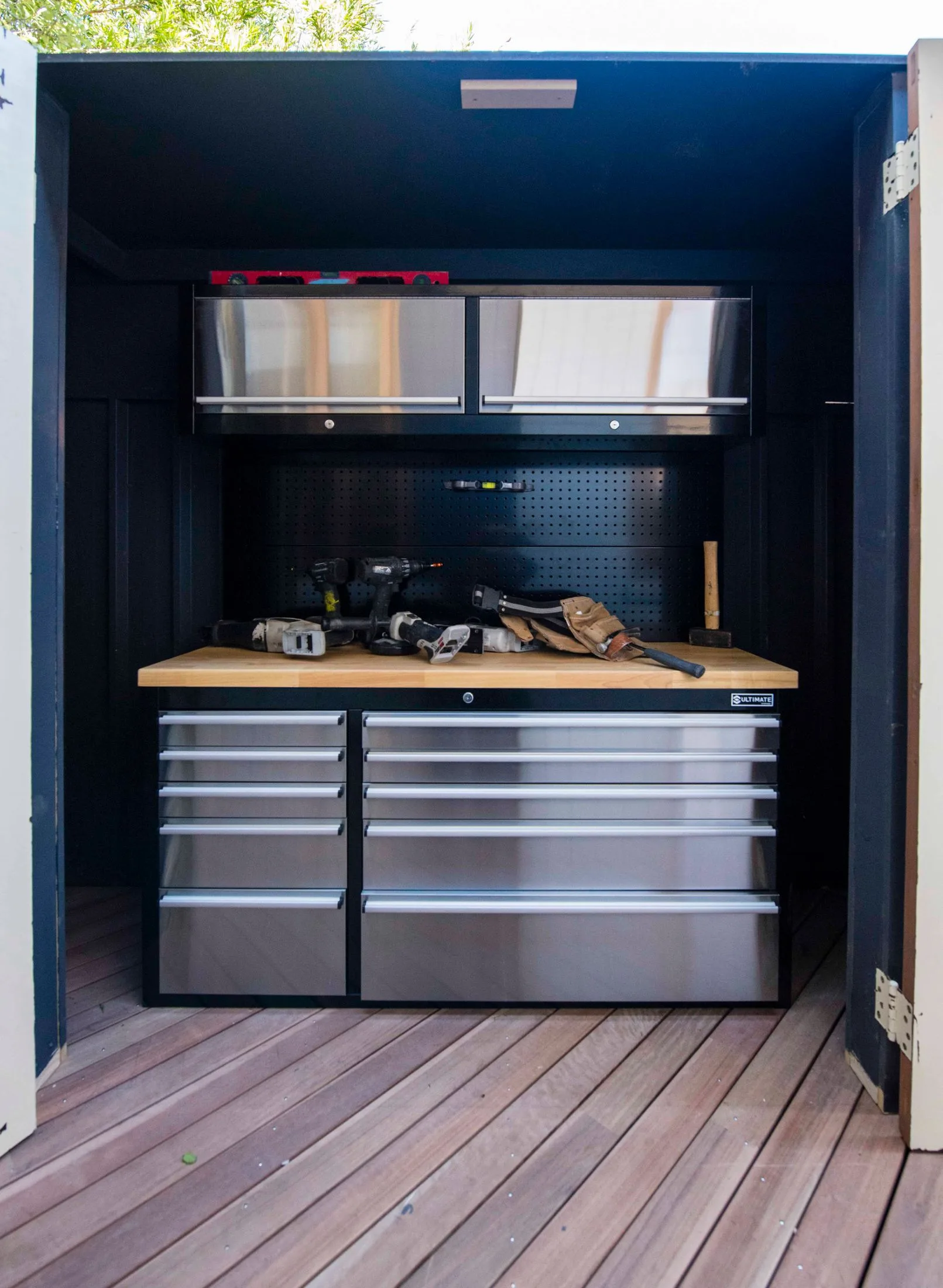man shed tools makeover house rules