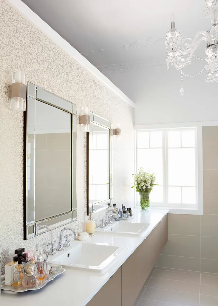 art deco bathroom makeover