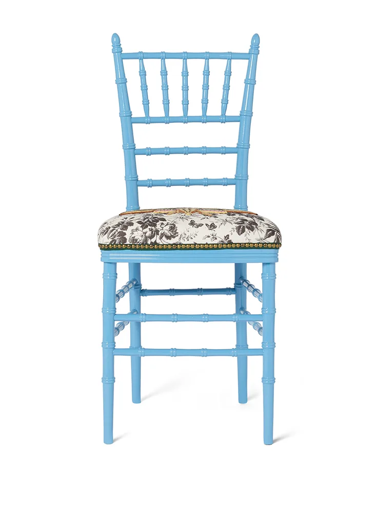 Gucci blue chair