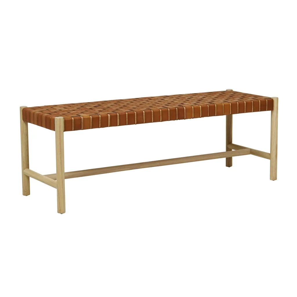 Globe West leather bench