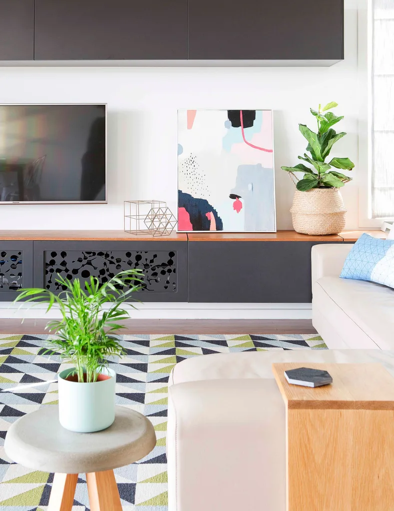 Living room with TV