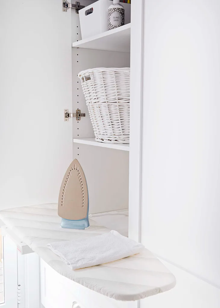 Laundry with ironing board