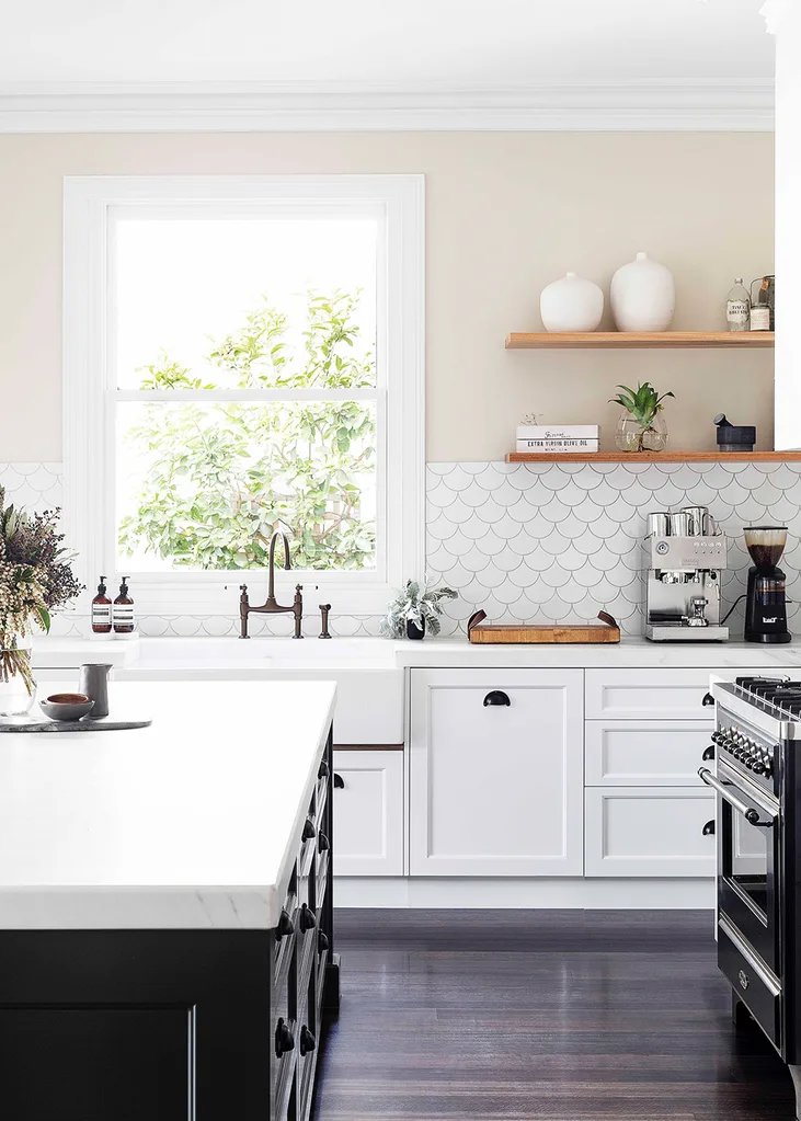 Modern Shaker-style kitchen