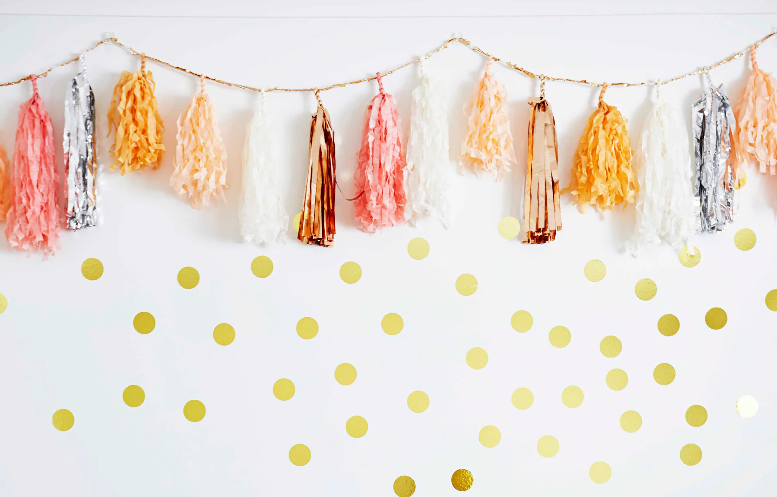 Hang it all: garlands work brilliantly in kids’ rooms