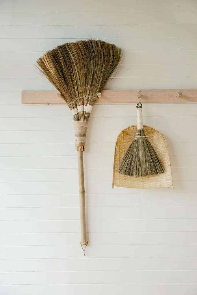 Olli Ella lifestyle broom and dustpan and brush
