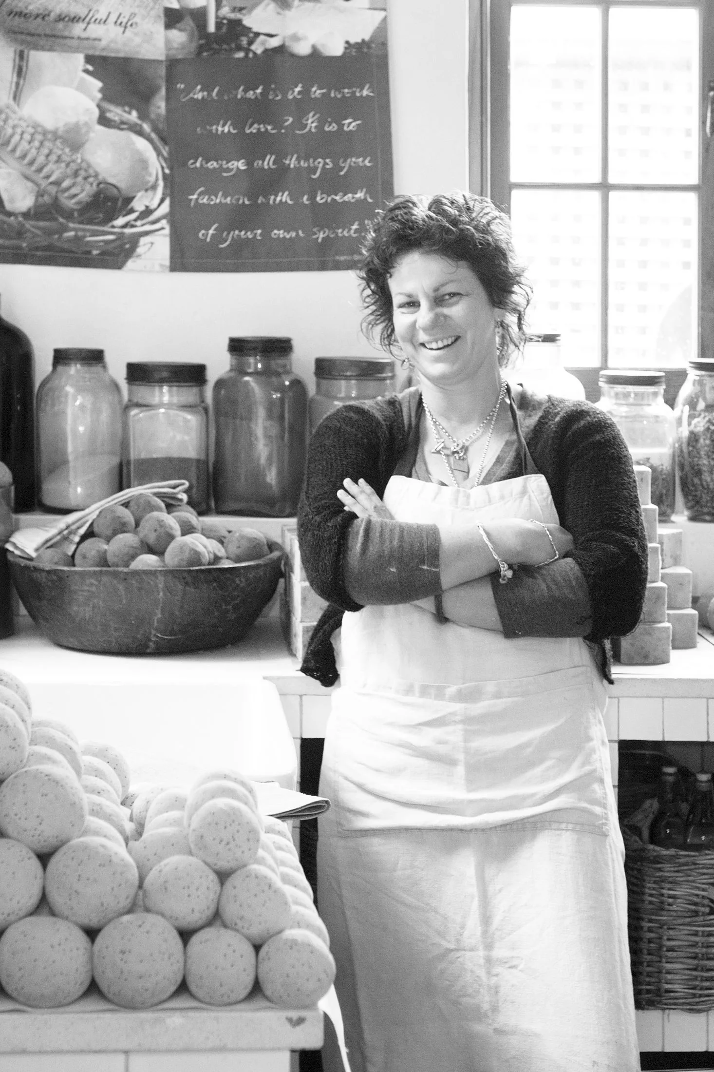 Handmade soap maker Carolyn Imlach