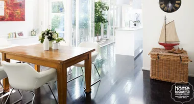 This creative, eco-friendly renovation celebrates light and love
