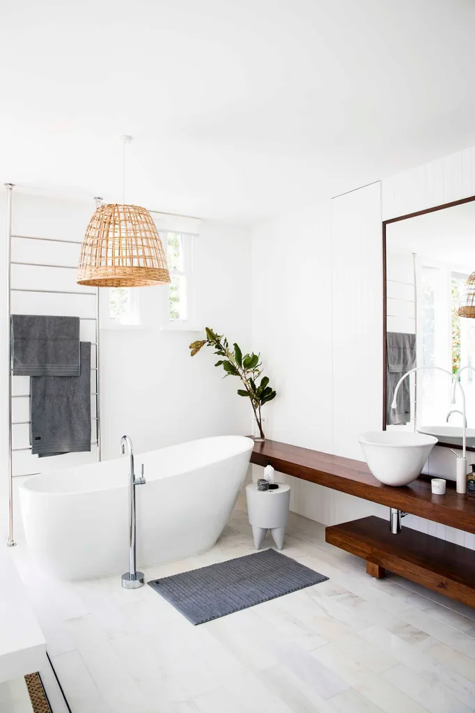 Timber bathroom finishes