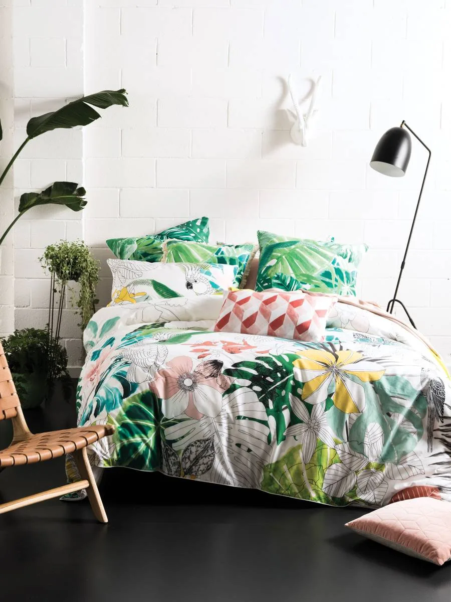 Tropical trend bed linen set