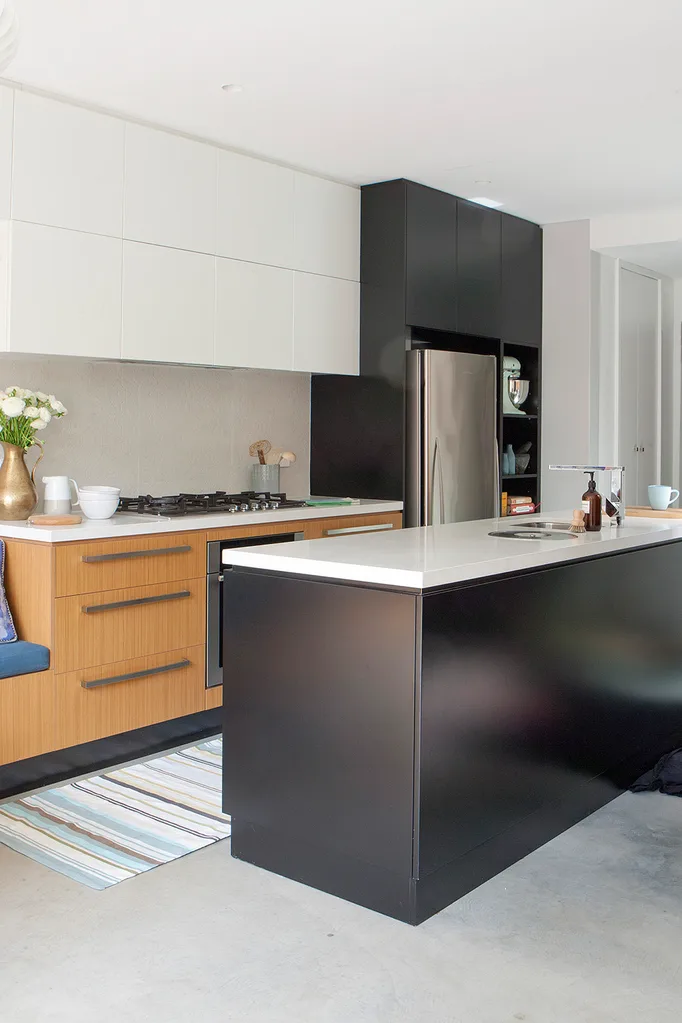 Polyurethane kitchen cabinetry