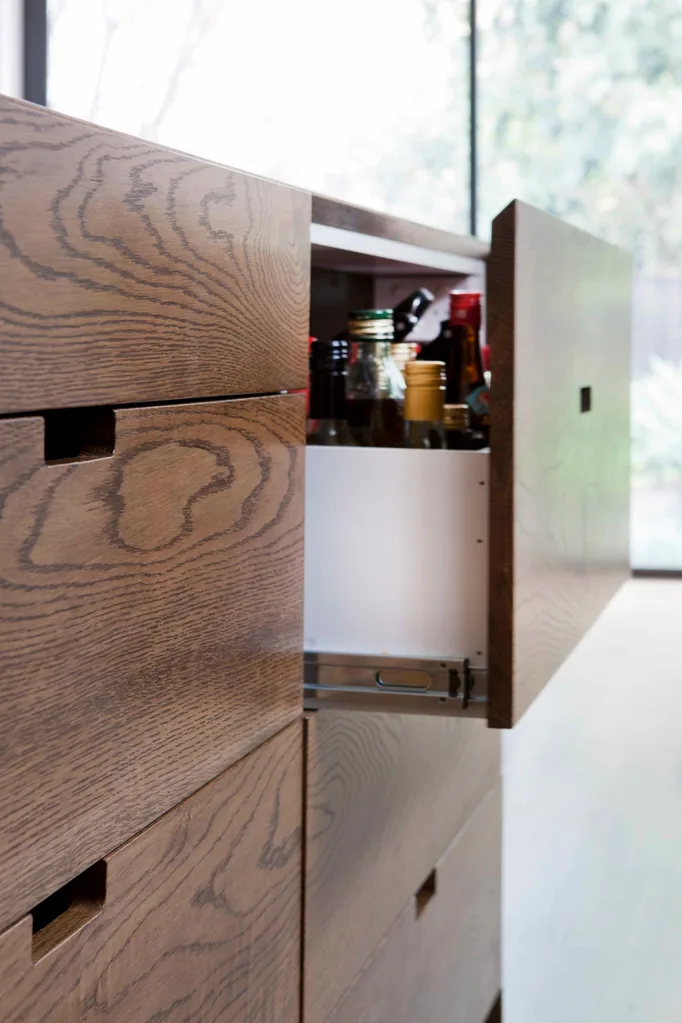 Timber kitchen cabinetry