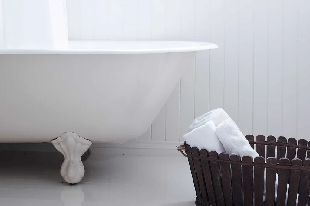 All white bathroom | Home Beautiful Magazine Australia