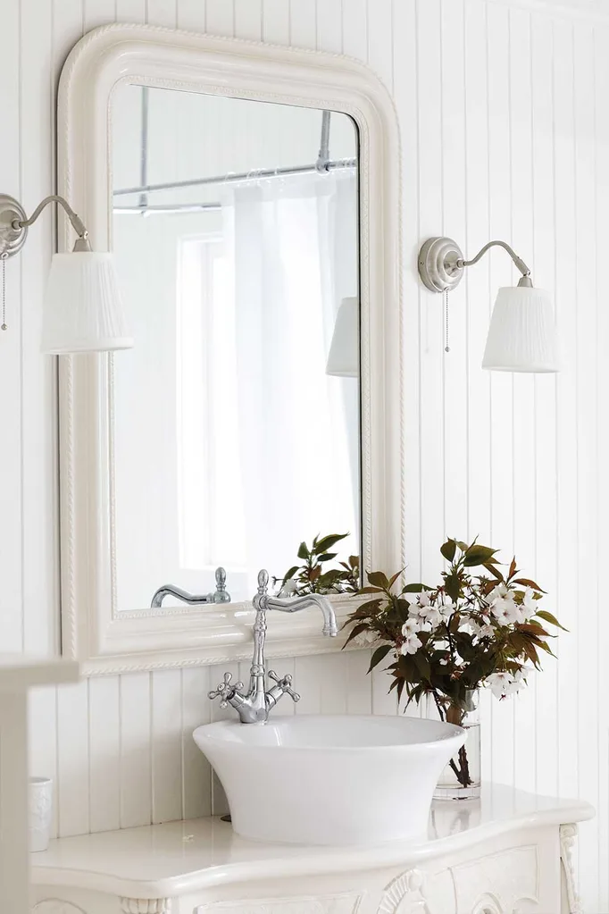 All white bathroom | Home Beautiful Magazine Australia