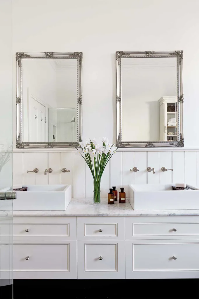 All white bathroom | Home Beautiful Magazine Australia