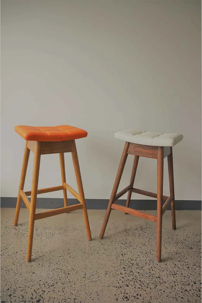 TH Brown Martelle bar stool