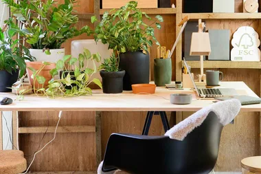 Office habits of an interior designer