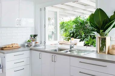 Tour this serene Queensland home that evokes tropical bliss
