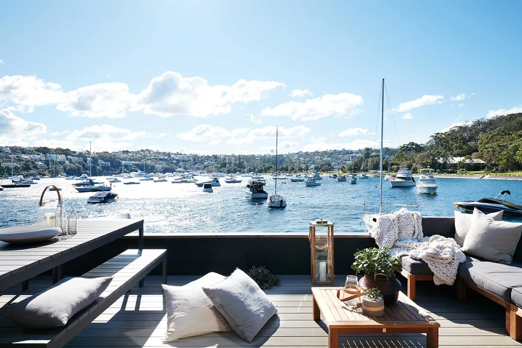 Houseboat on Sydney Harbour | Home Beautiful Magazine Australia