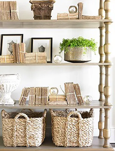 Decorate and organise with baskets | Home Beautiful Magazine Australia