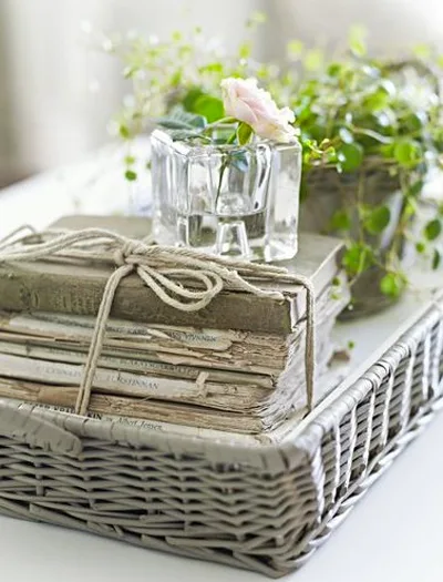 Decorate and organise with baskets | Home Beautiful Magazine Australia