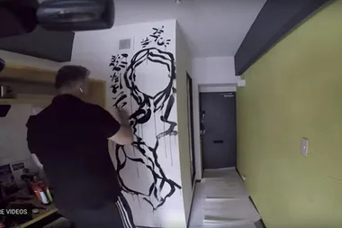 Airbnb guest paints a mural on owner’s wall – and gets a full refund