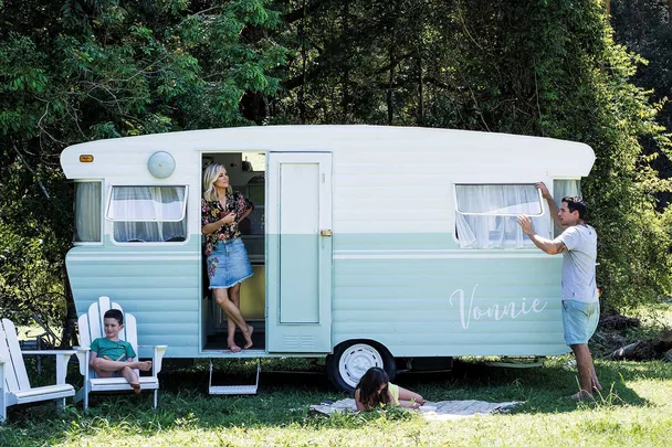 Vintage caravan makeover | Home Beautiful Magazine Australia