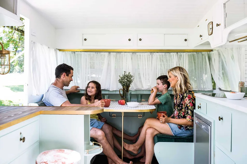 Vintage caravan makeover | Home Beautiful Magazine Australia