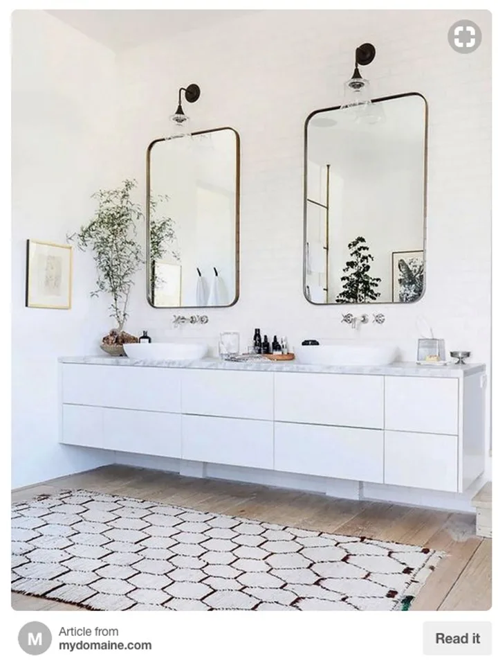 The bathroom decorating trend taking over Pinterest | Home Beautiful Magazine Australi